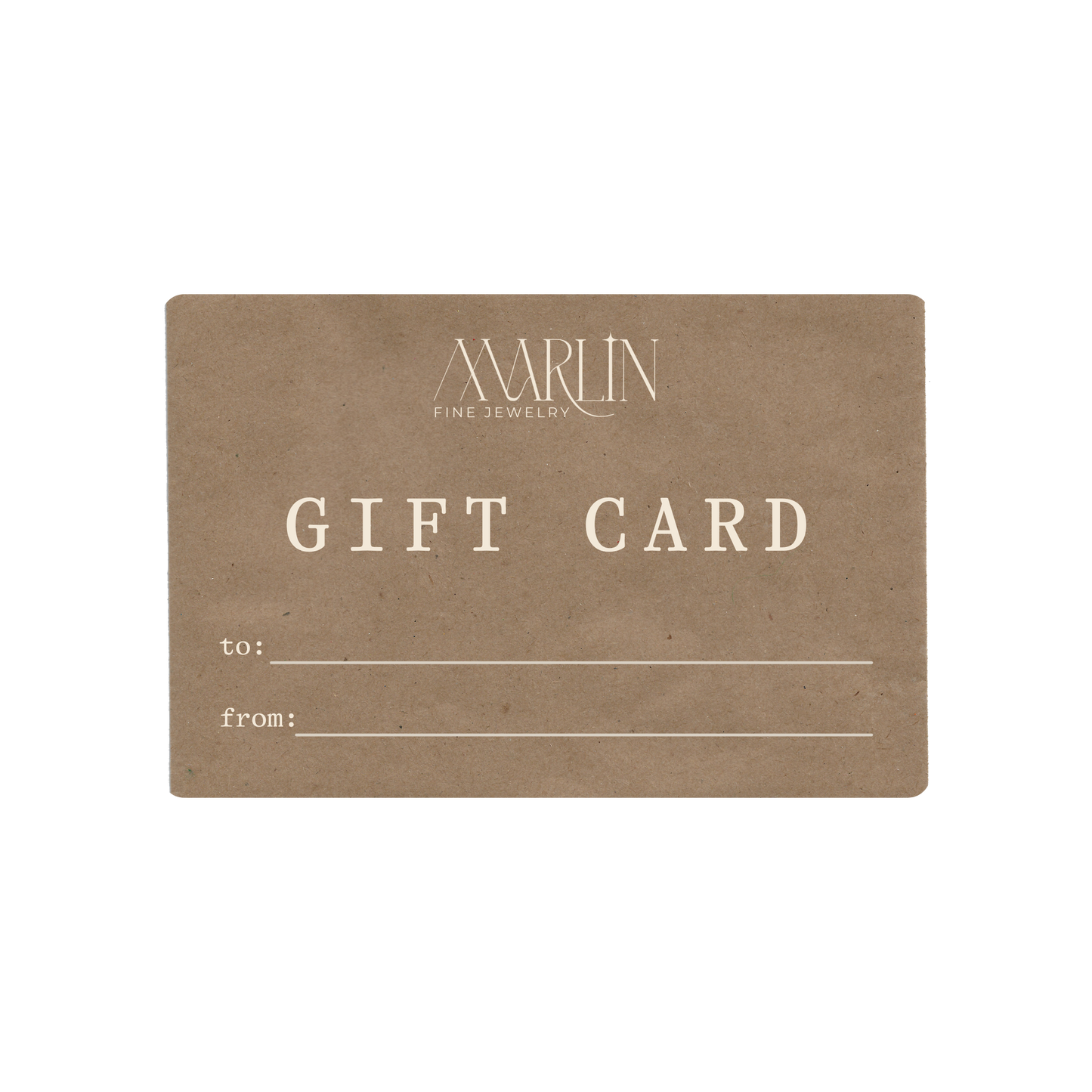 Marlin Fine Jewelry Digital Gift Card