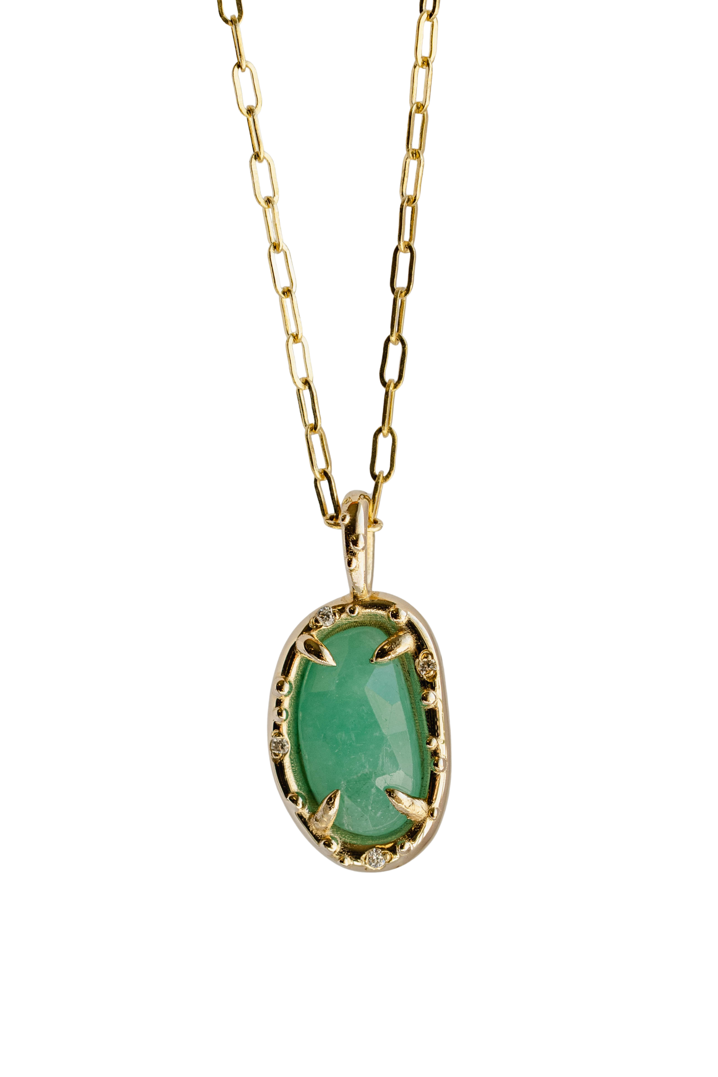 Emerald Pickle Pendant iii
