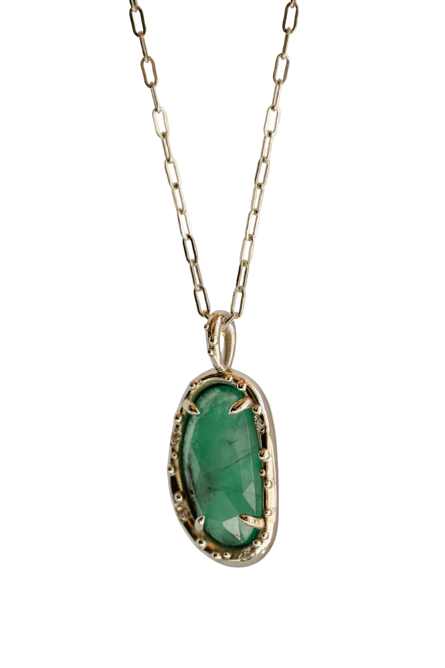 Emerald Pickle Pendant iv