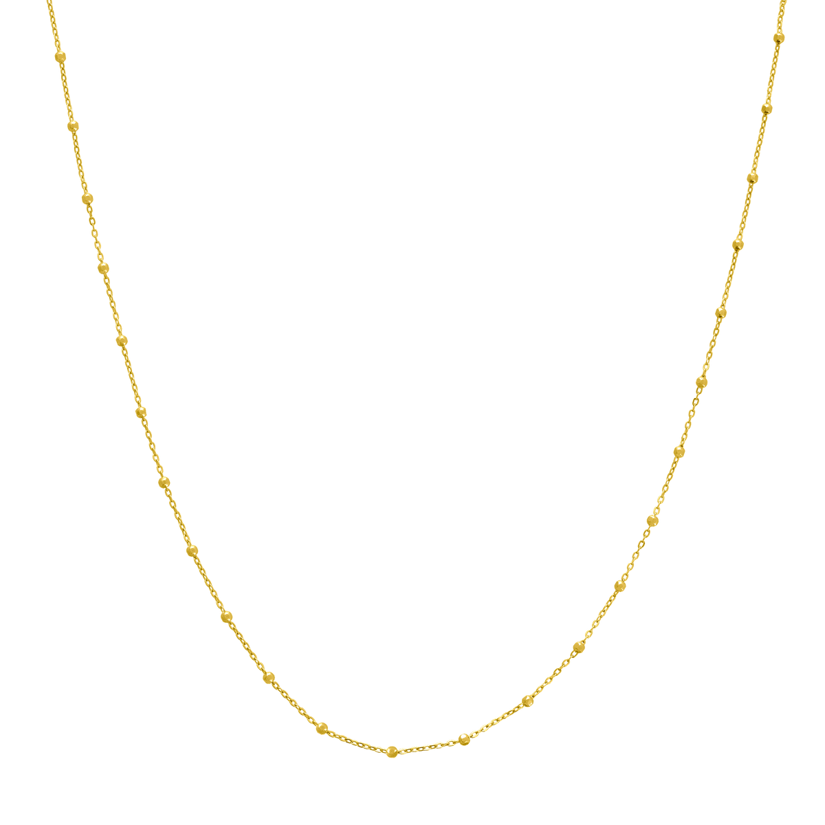 The 1.7mm Faceted Saturn Chain