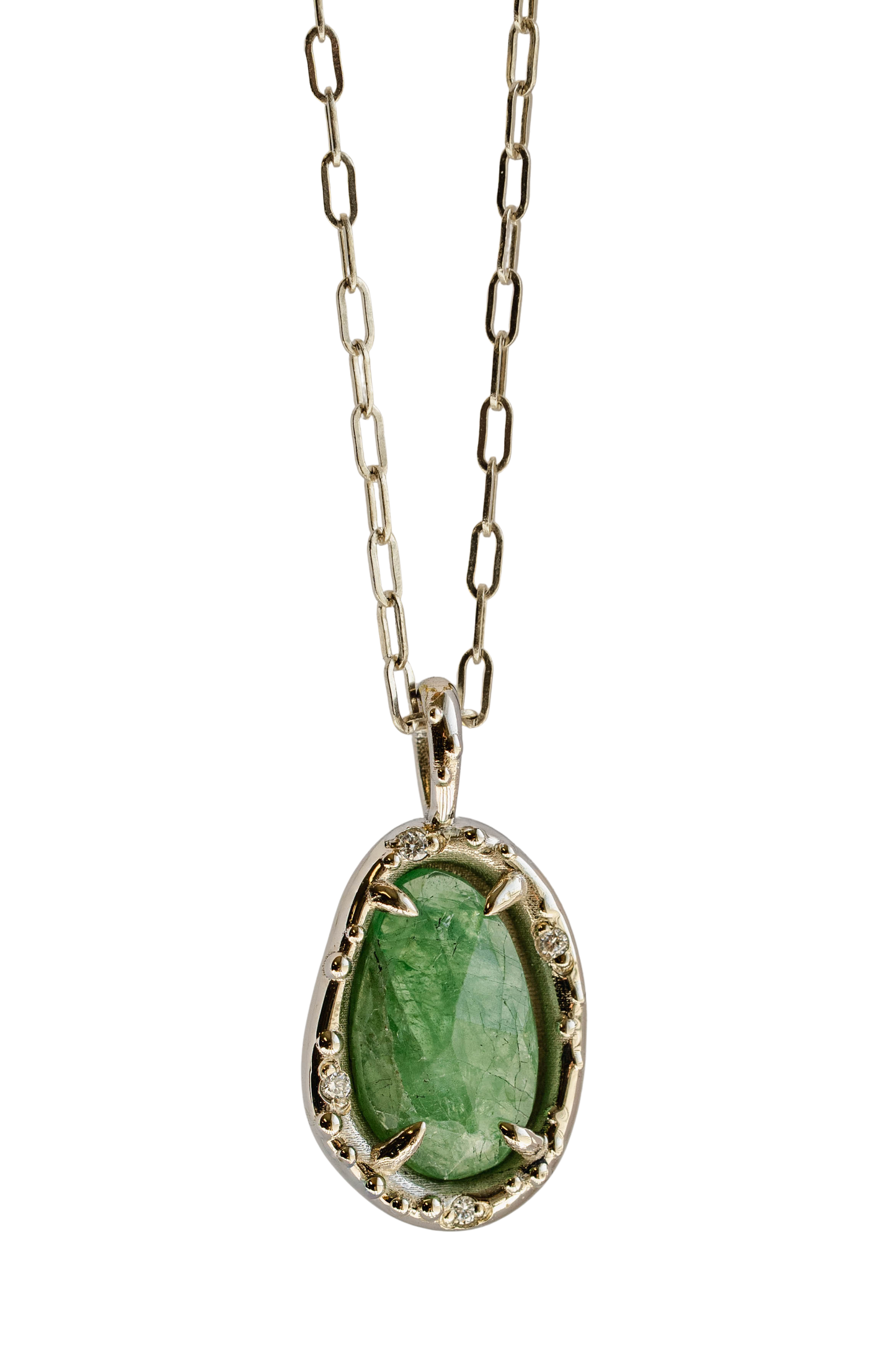 Tsavorite Pickle Pendant vi