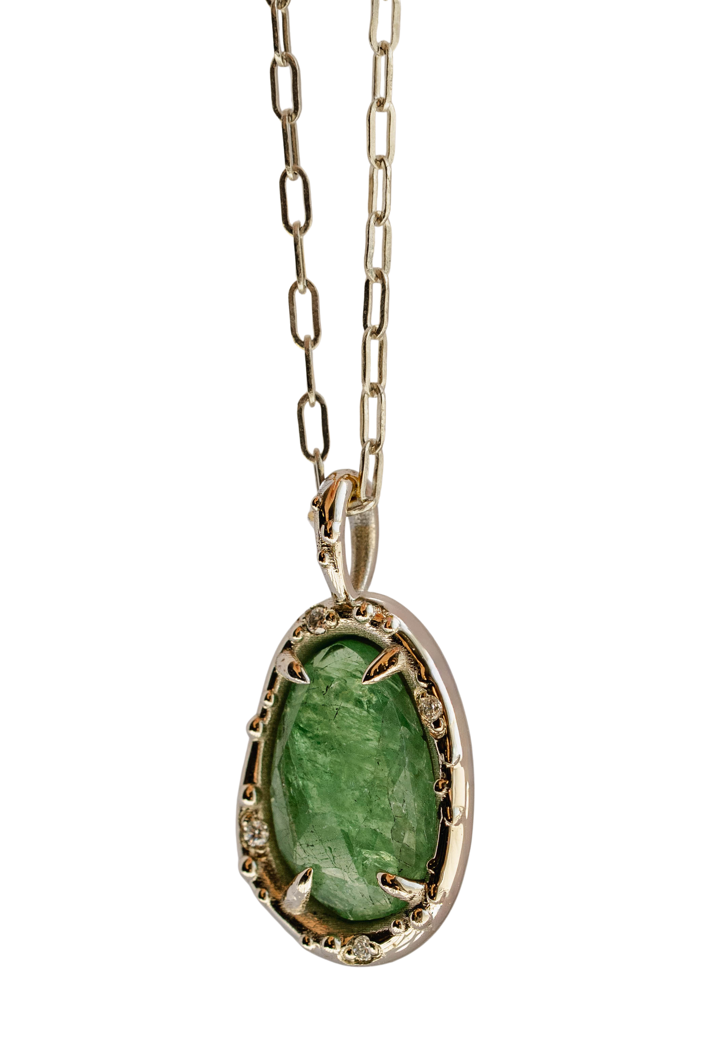 Tsavorite Pickle Pendant vi