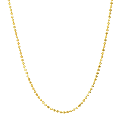The 1.2mm Diamond Cut Bead Chain