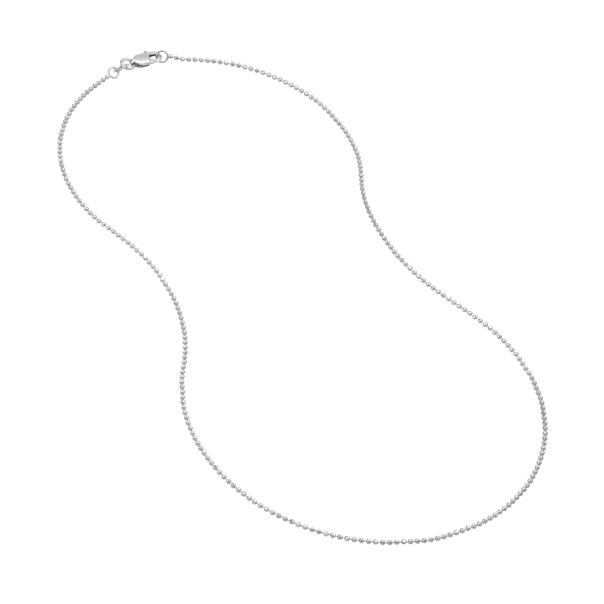 The 1.2mm Diamond Cut Bead Chain