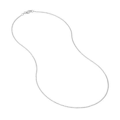 The 1.2mm Diamond Cut Bead Chain