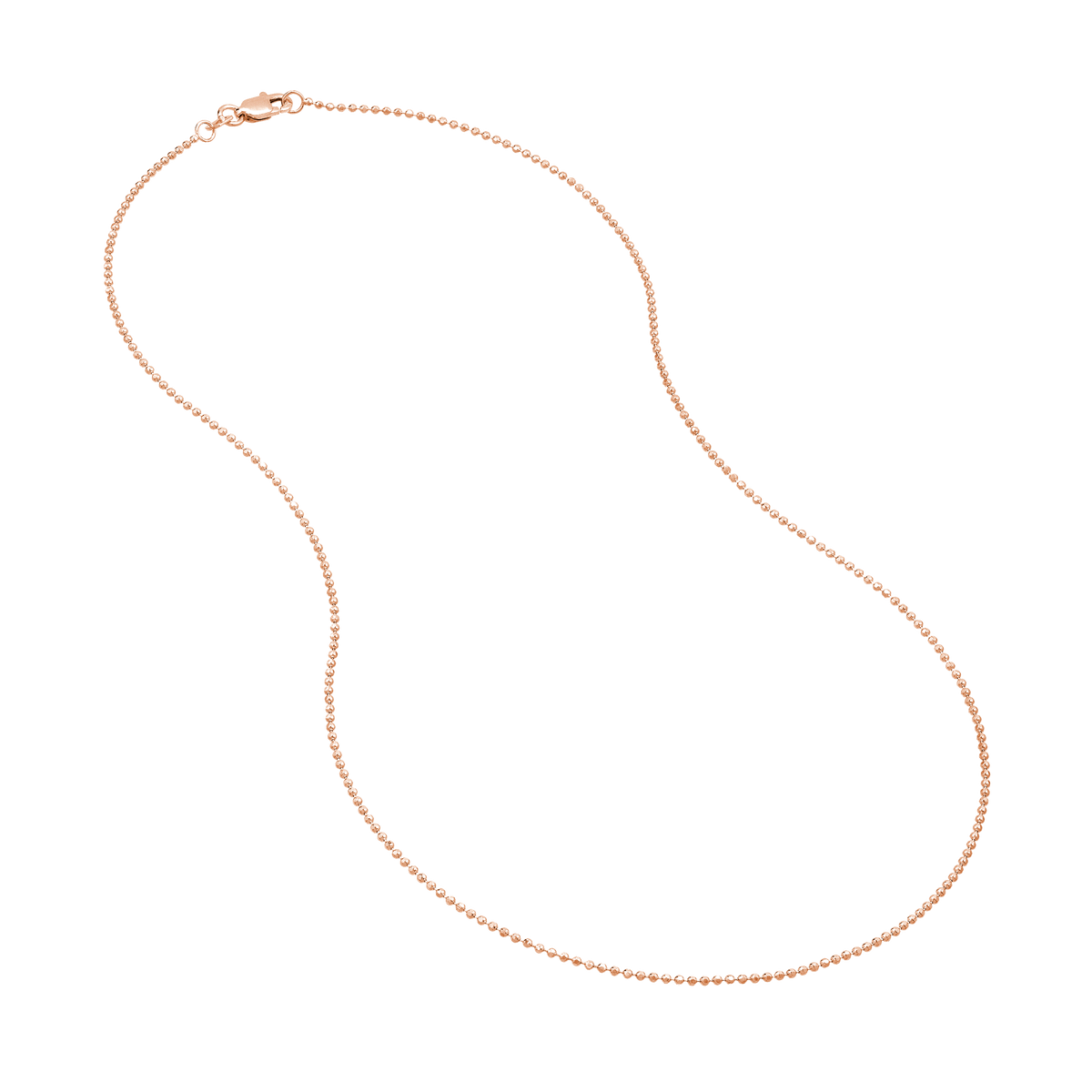 The 1.2mm Diamond Cut Bead Chain