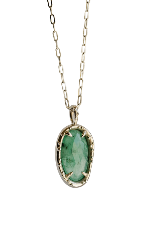 Emerald Pickle Pendant ii