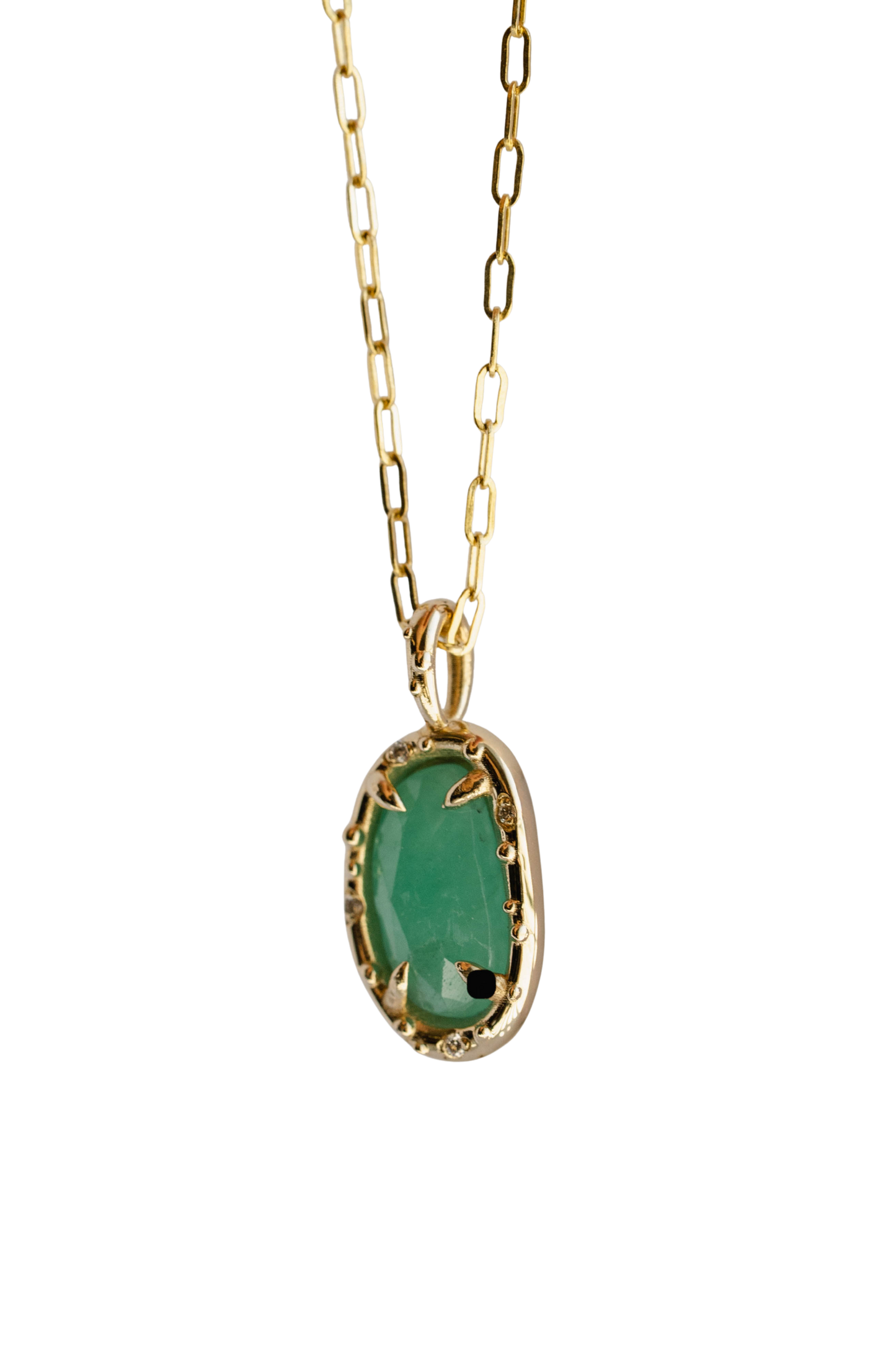 Emerald Pickle Pendant iii