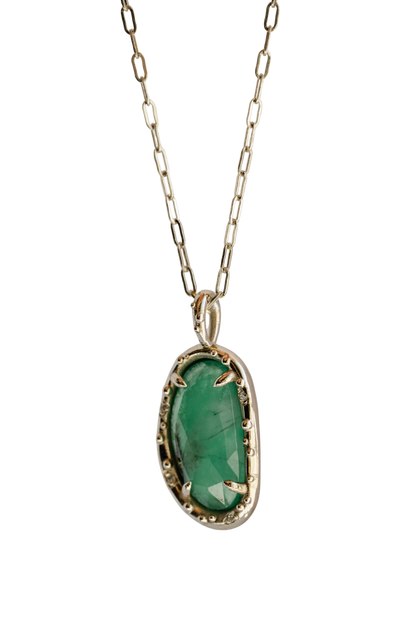 Emerald Pickle Pendant iv