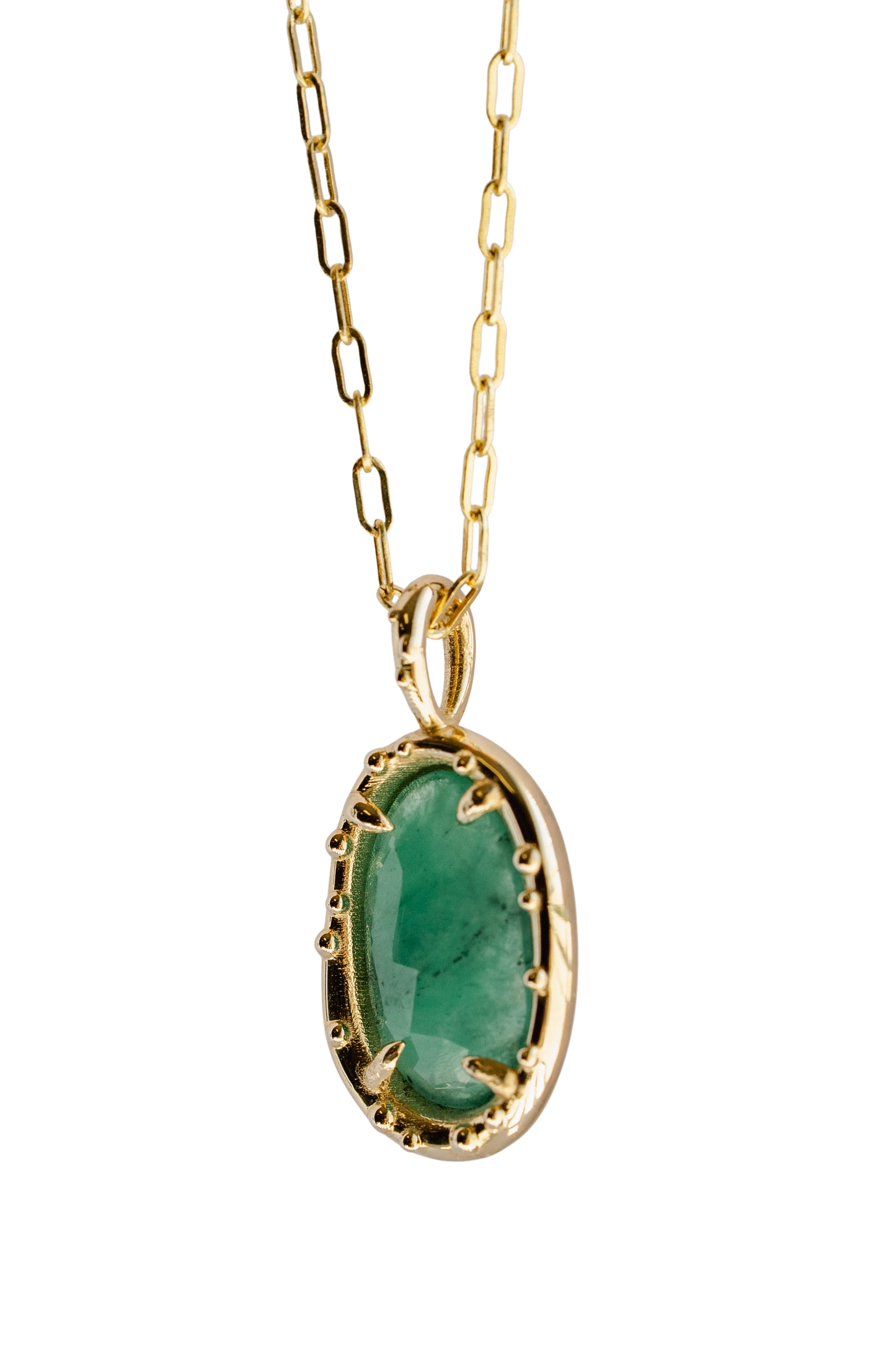 Emerald Pickle Pendant v