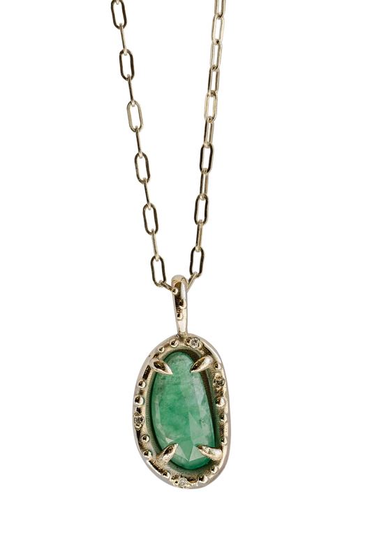 Emerald Pickle Pendant vi