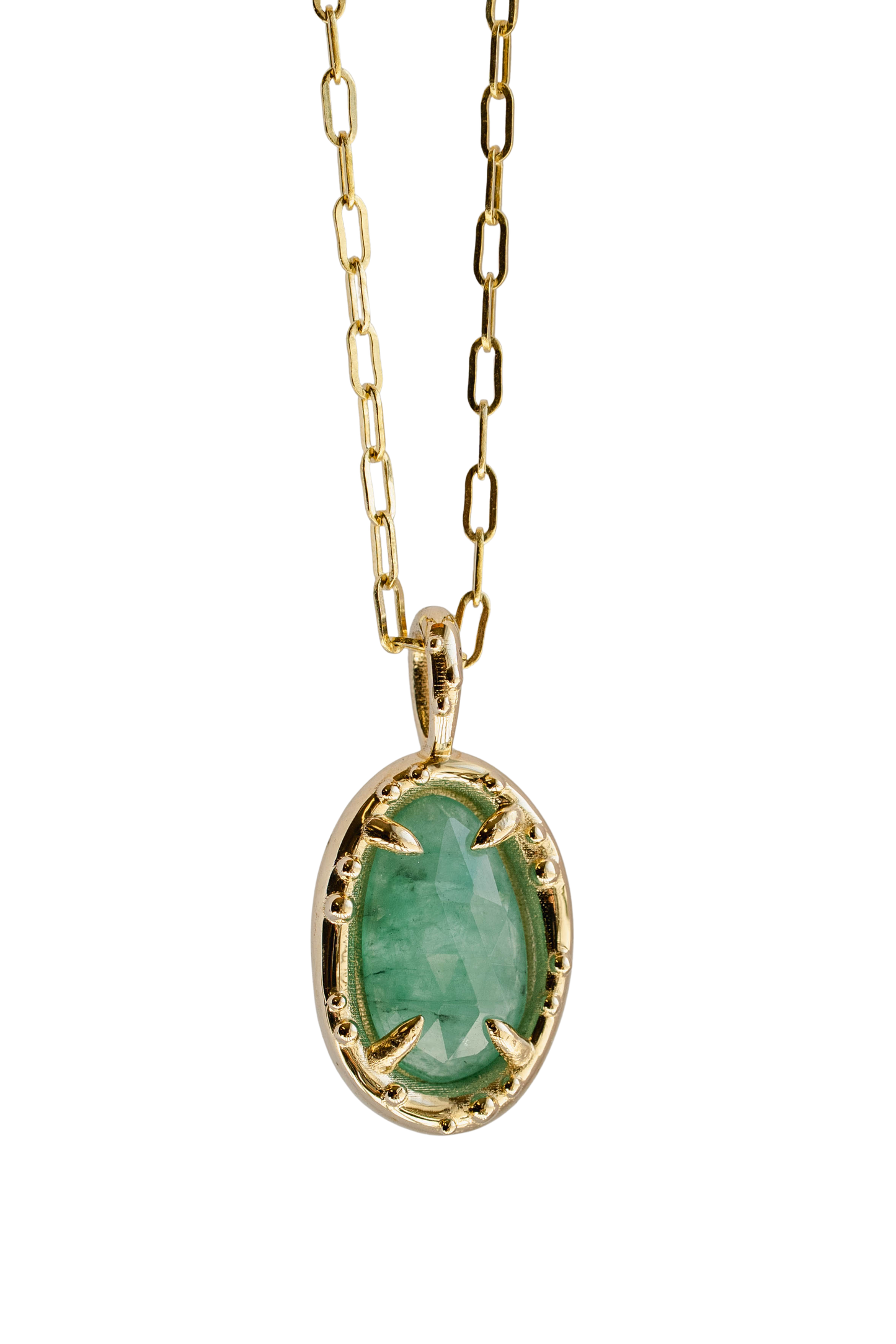 Emerald Pickle Pendant vii