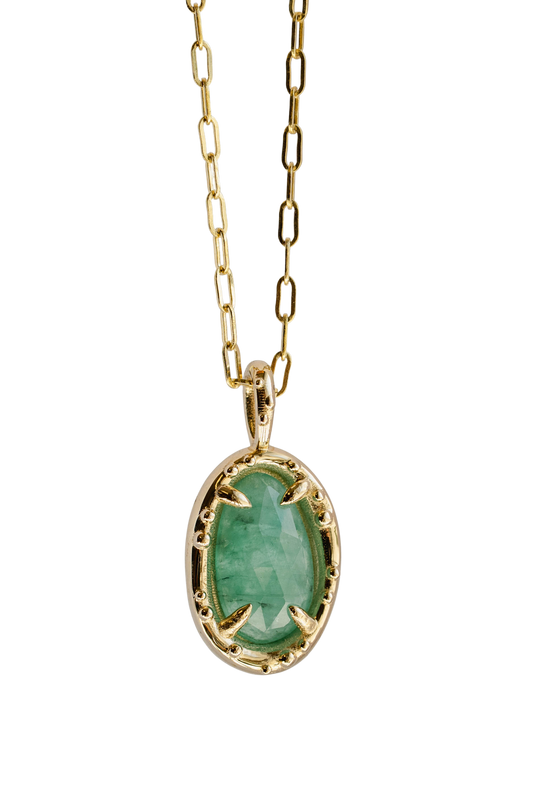Emerald Pickle Pendant vii