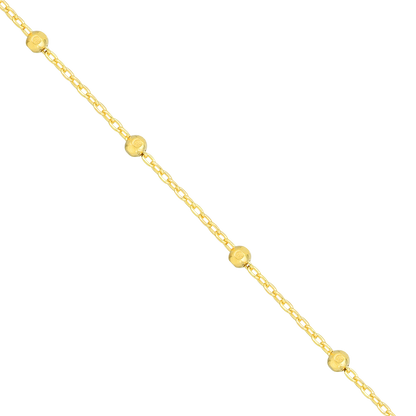 The 1.7mm Faceted Saturn Chain