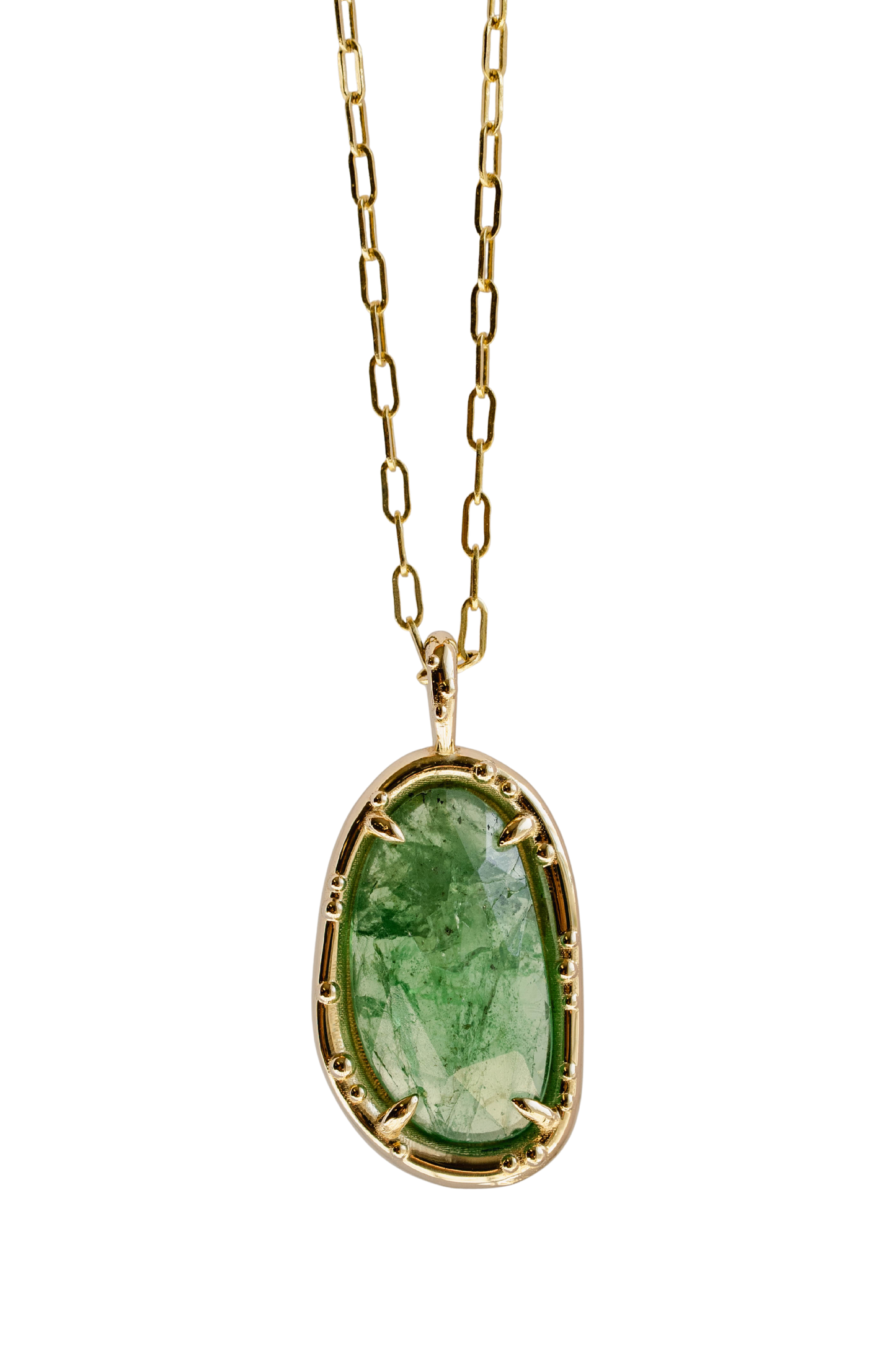 Tsavorite Pickle Pendant viii