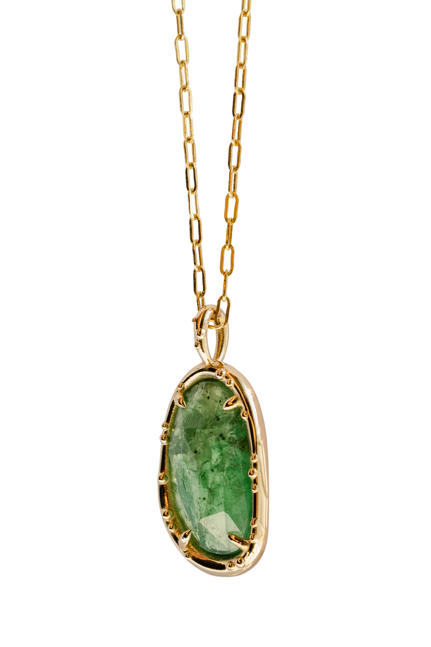 Tsavorite Pickle Pendant viii