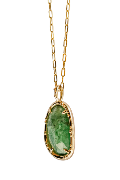 Tsavorite Pickle Pendant viii