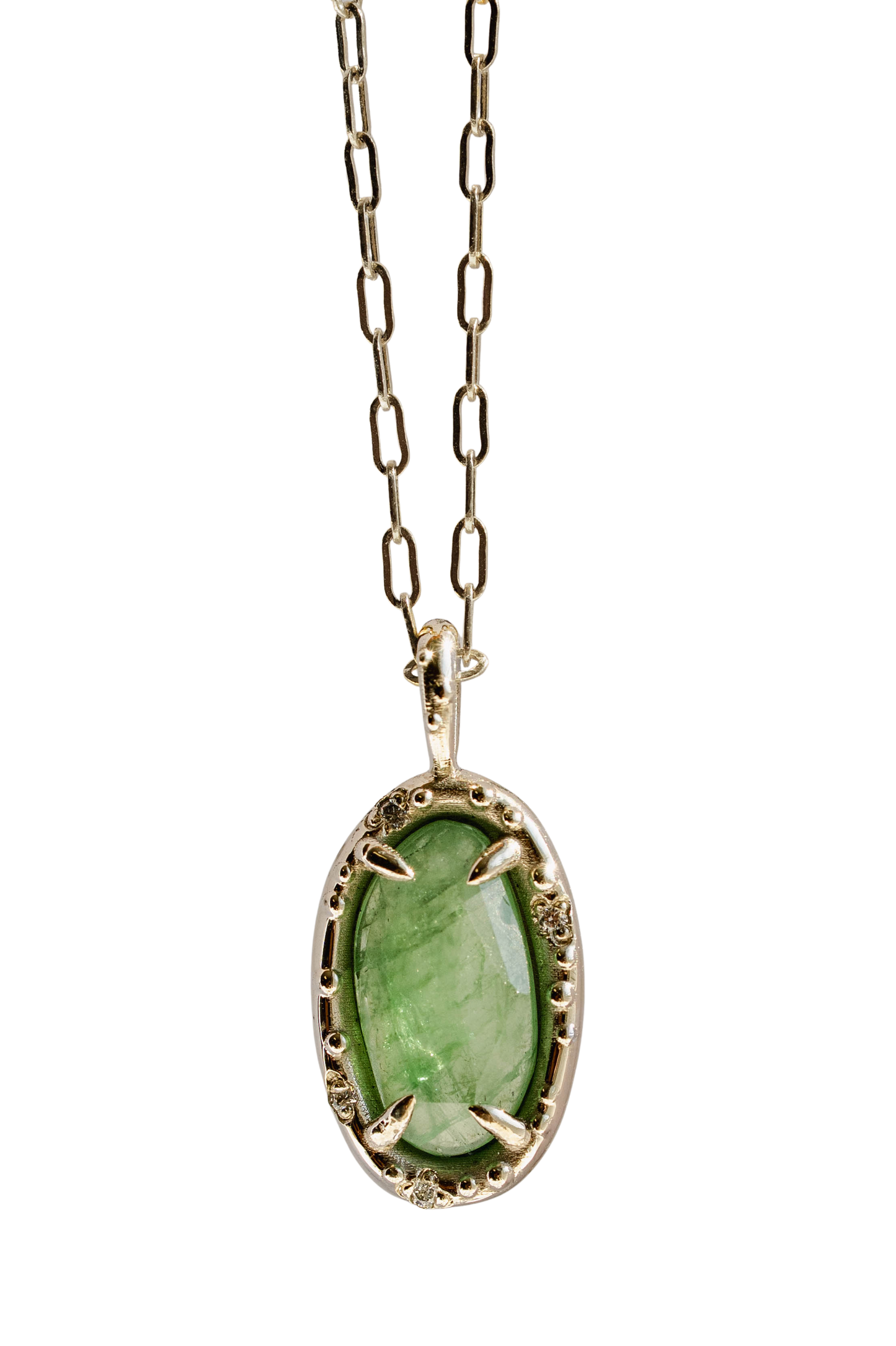 Tsavorite Pickle Pendant ix