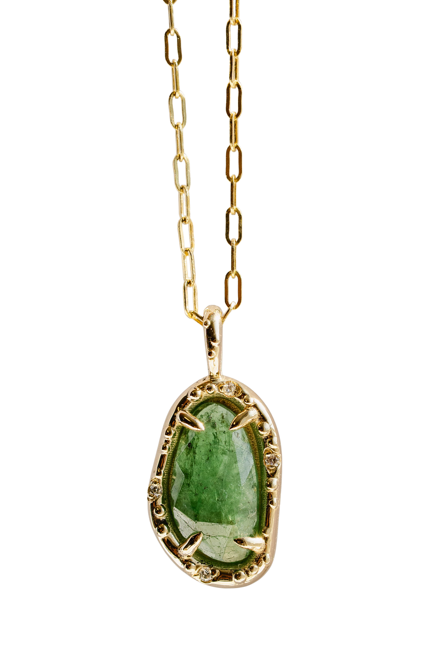 Tsavorite Pickle Pendant x