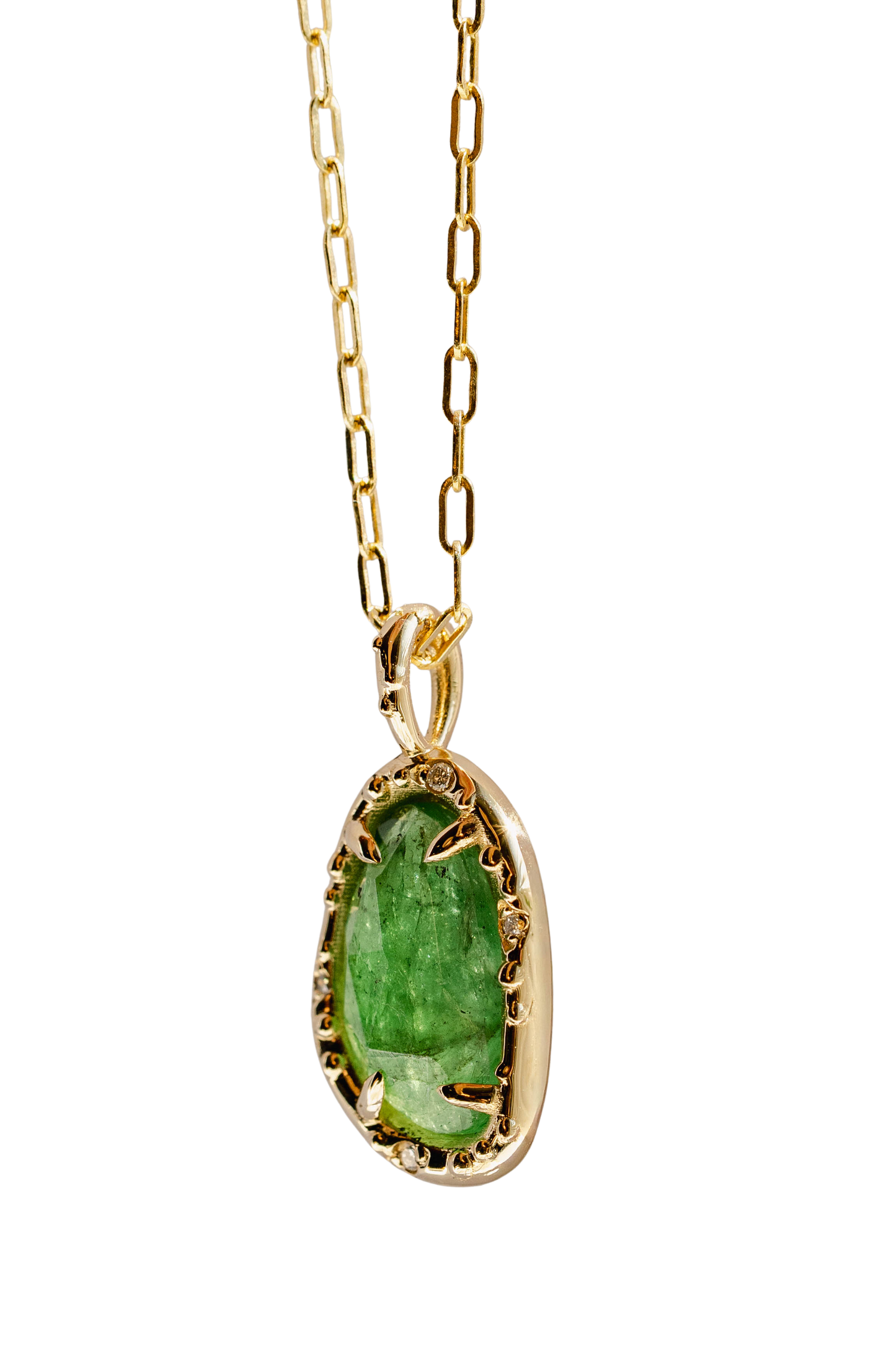 Tsavorite Pickle Pendant x