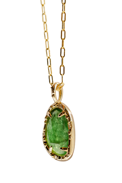 Tsavorite Pickle Pendant x