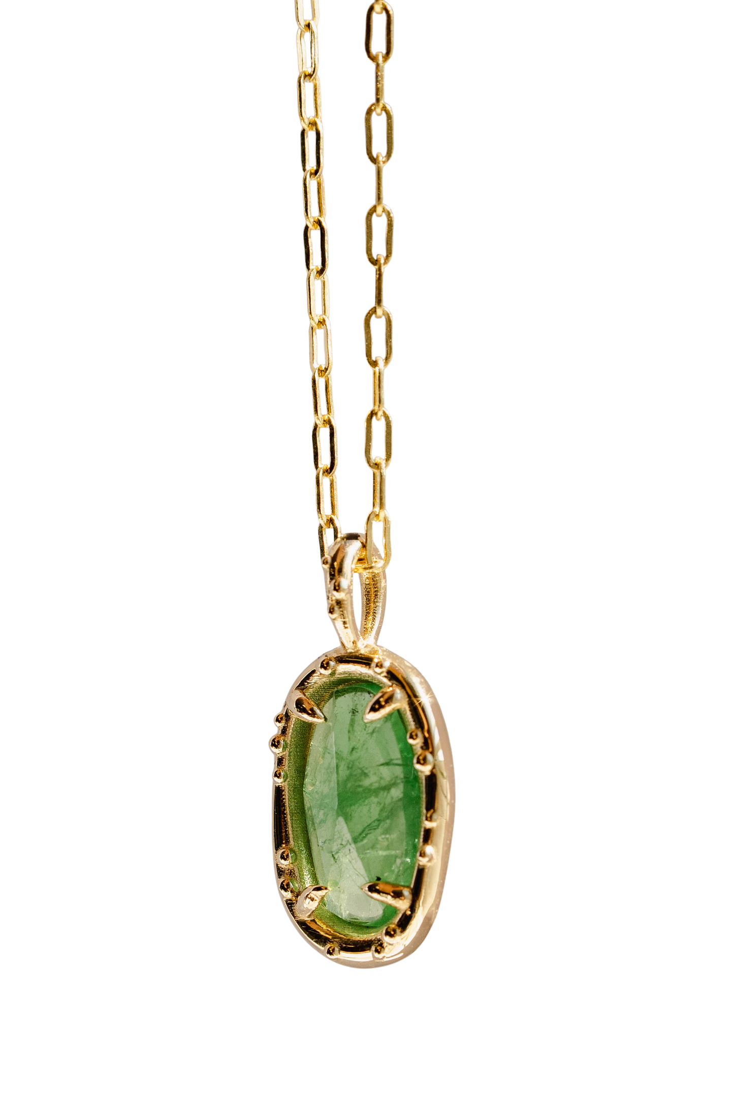 Tsavorite Pickle Pendant xii