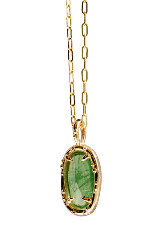 Tsavorite Pickle Pendant xii