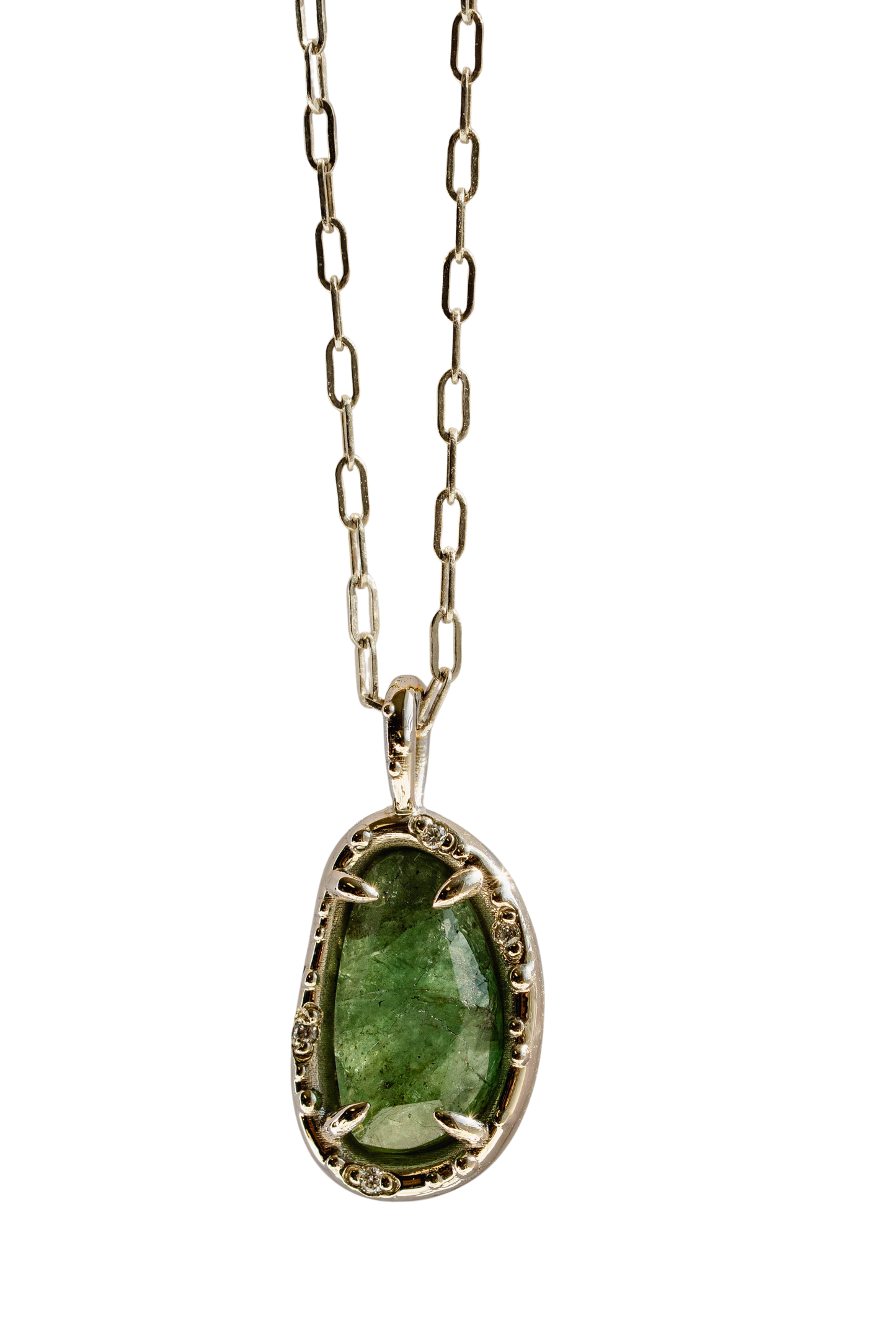 Tsavorite Pickle Pendant xiii