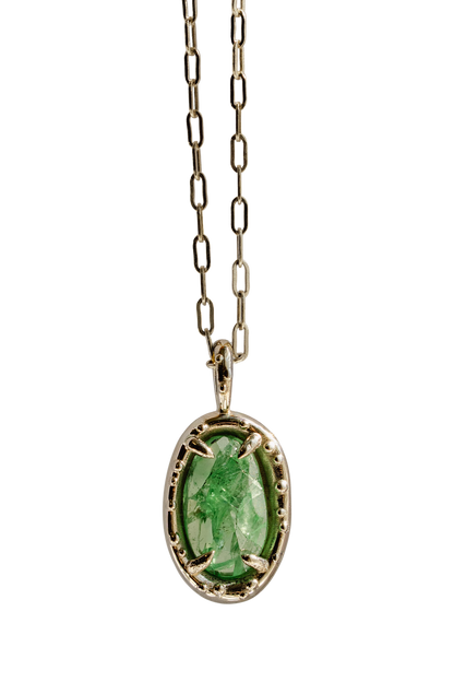 Tsavorite Pickle Pendant xiv