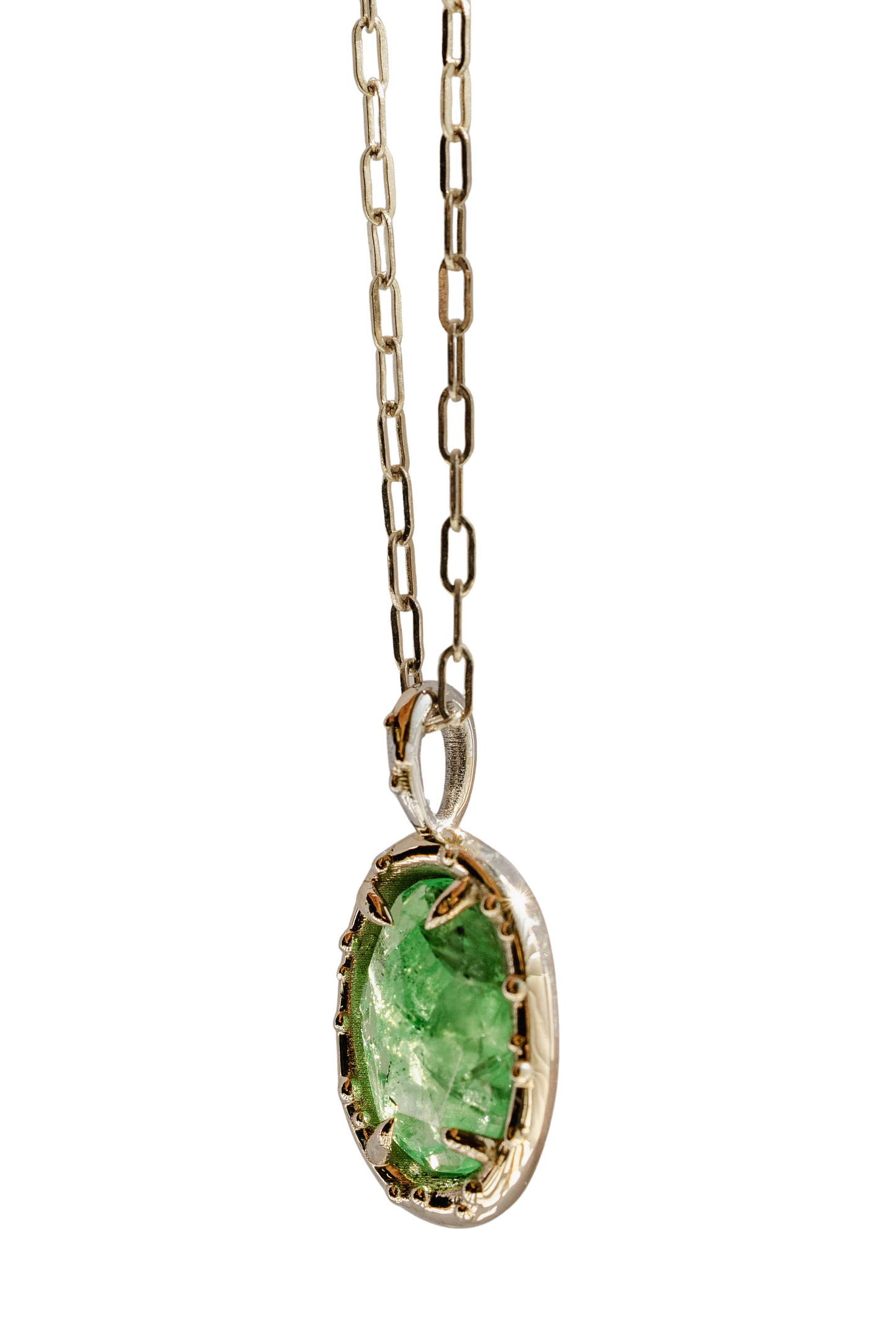Tsavorite Pickle Pendant xiv