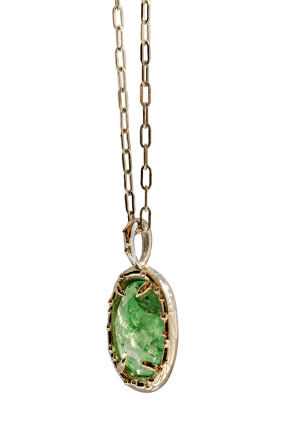 Tsavorite Pickle Pendant xiv