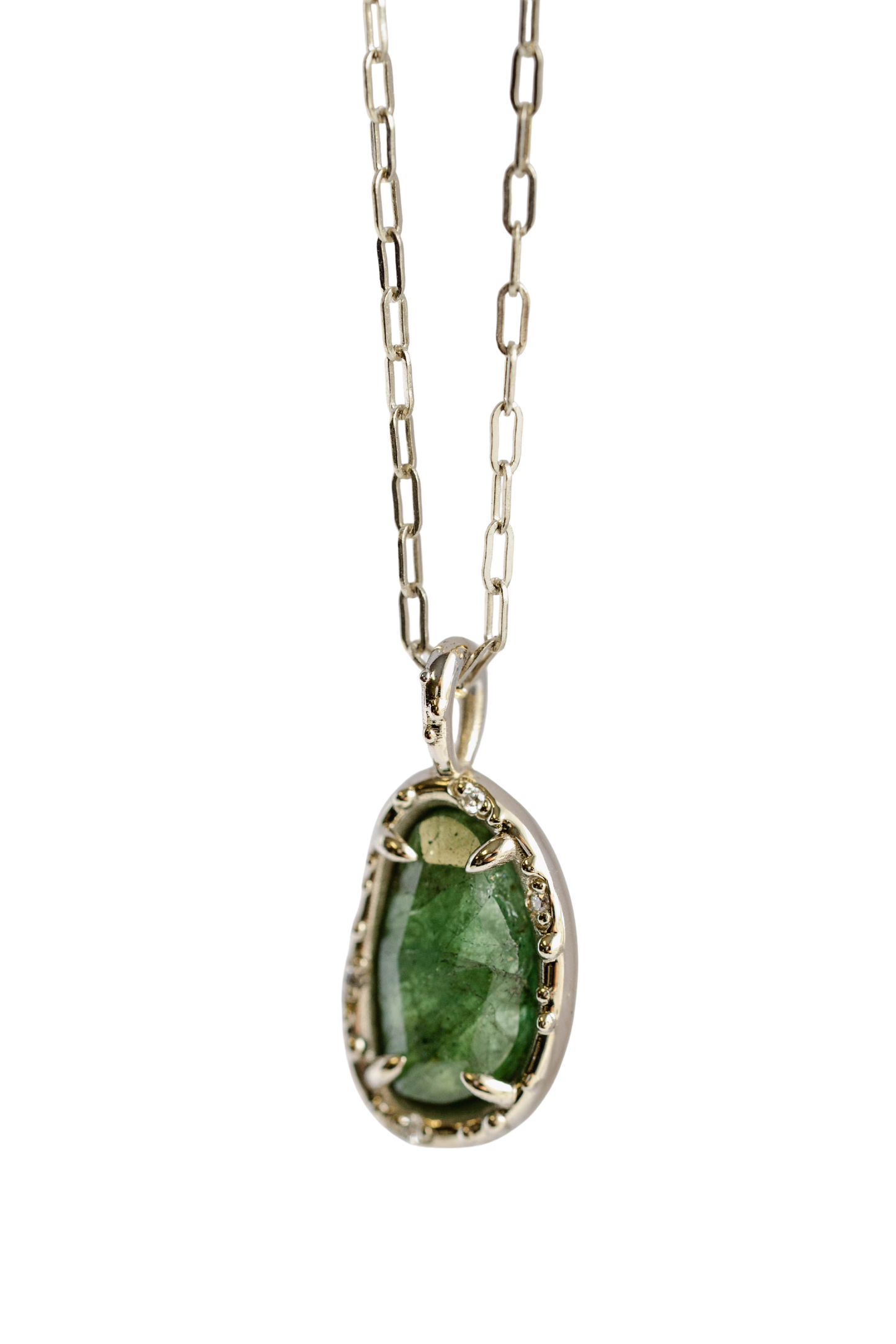 Tsavorite Pickle Pendant xiii